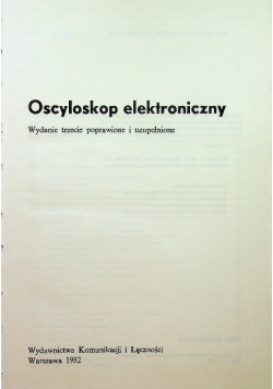 Oscyloskop elektroniczny