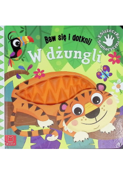 Baw się i dotknij W dżungli Książeczka sensoryczna