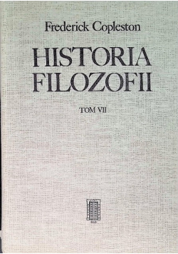 Historia Filozofii Tom VII Od Fichtego do Nietzschego