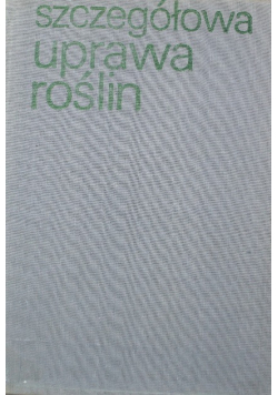 Szczegółowa uprawa roślin