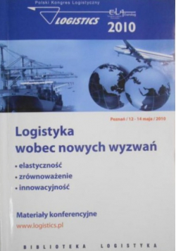 Logistyka wobec nowych wyzwań