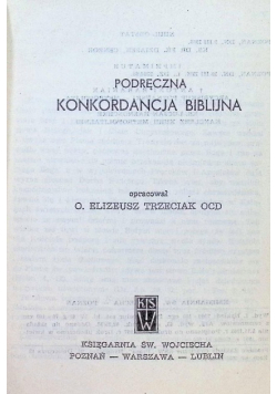 Podręczna konkordancja biblijna