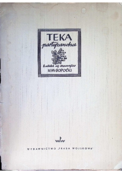 Teka partyzancka 1950 r.