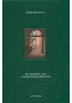Ze studiów nad polszczyzną kresową