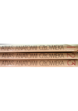 Atlas anatomii człowieka Tom 1 do 3