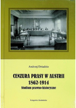 Cenzura prasy w Austrii 1862-1914
