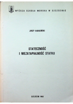 Stateczność i niezatapialność statku