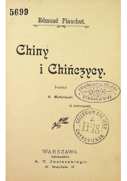 Chiny i Chińczycy 1900 r.