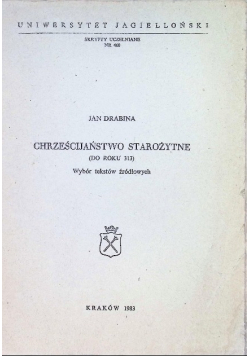 Chrześcijaństwo starożytne