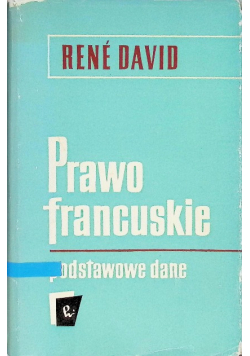 Prawo francuskie podstawowe dane