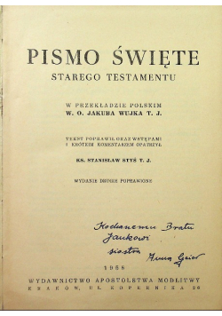 Pismo Święte Starego Testamentu