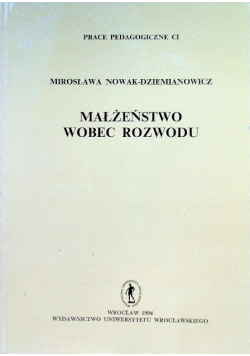 Małżeństwo wobec rozwodu