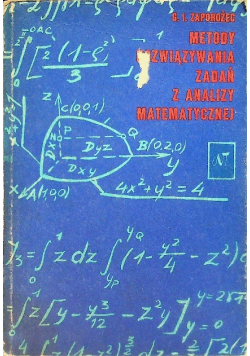 Metody rozwiązywania zadań z analizy matematycznej