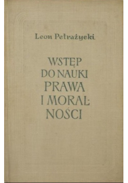 Wstęp do nauki prawa i moralności
