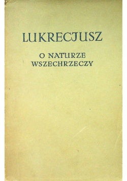 O naturze wszechrzeczy