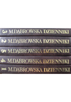 Dąbrowska Dzienniki Tom 1 do 5