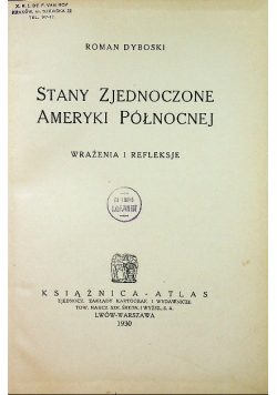 Stany Zjednoczone Ameryki Północnej  1930 r.