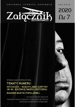 Załącznik kulturoznawczy nr 7 / 20