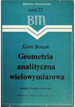 Geometria analityczna wielowymiarowa