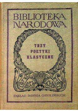 Trzy poetyki klasyczne
