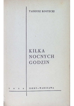 Kilka nocnych godzin