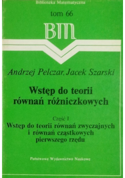 Wstęp do teorii równań różniczkowych Tom 66