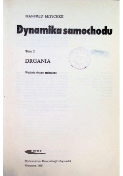 Teoria samochodu Dynamika samochodu