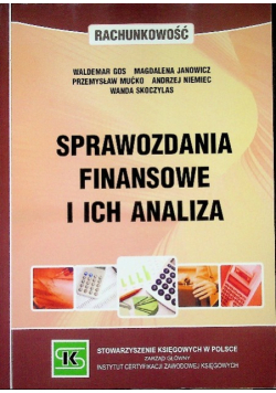 Sprawozdania finansowe i ich analiza