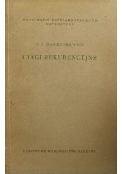 Ciągi rekurencyjne