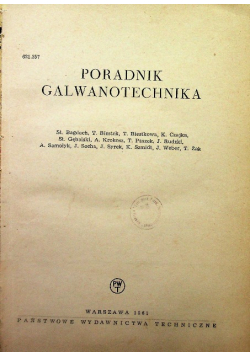 Galwanotechnika dla praktyków Poradnik