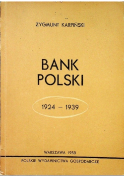 Bank Polski 1924 - 1939