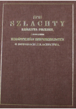 Spis szlachty Królestwa Polskiego
