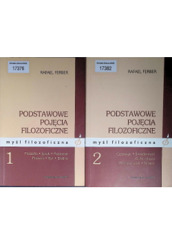 Podstawowe pojęcia filozoficzne Tom I i II
