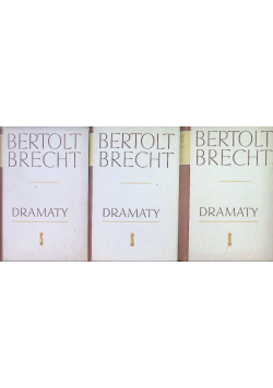 Brecht Dramaty Tom 1 do 3