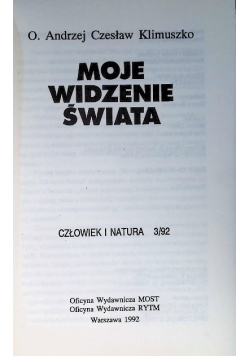 Moje widzenie świata