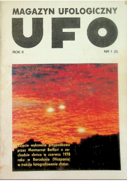 Magazyn ufologiczny Ufo Rok II Nr 1 / 90