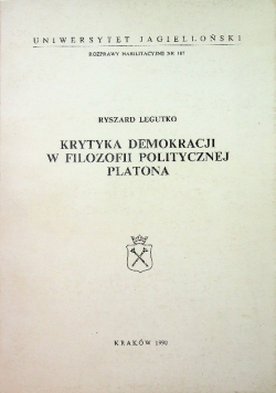Krytyka demokracji w filozofii politycznej Platona