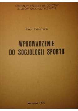 Wprowadzenie do socjologii sportu