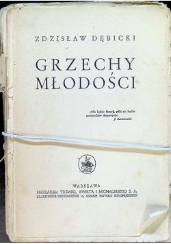 Grzechy młodości 1929r.