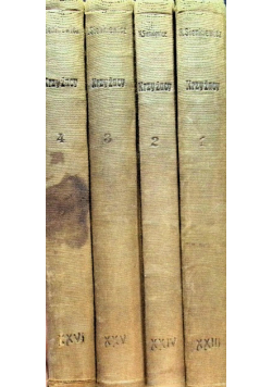 Sienkiewicz Krzyżacy Tom 1 do 4 1932 r.