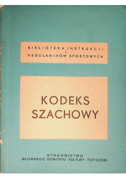 Kodeks szachowy