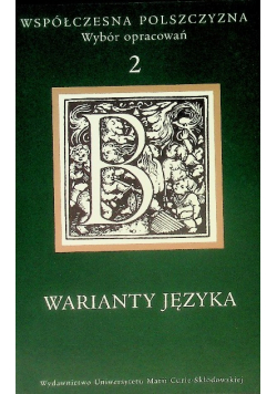 Współczesna polszczyzna wybór opracowań Tom 2