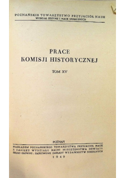 Początki Klasztoru Cystersów  w Sulejowie Tom XV 1949 r.