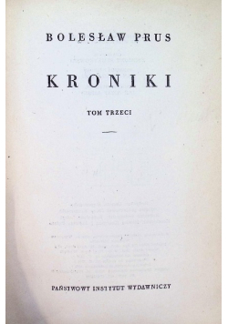 Kroniki Tom 3