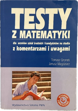 Testy z matematyki