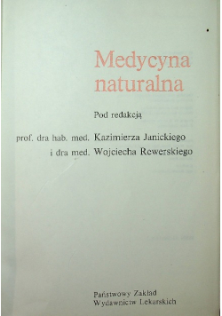 Medycyna Naturalna
