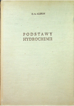 Podstawy hydrochemii
