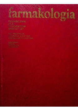 Farmakologia podręcznik dla studentów medycyny
