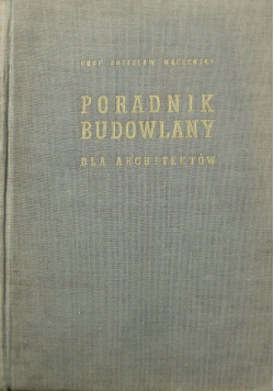 Poradnik budowlany dla architektów