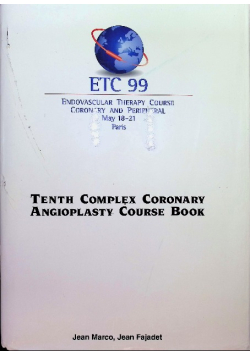 Tenth Complex Coronary Angioplasty Course Book